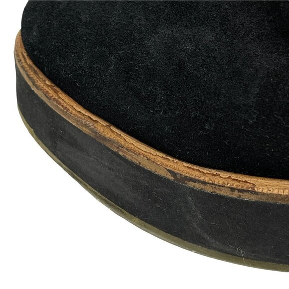 Australia Luxe Collective Fuzzy Black Bushmill Winter Suede Fur Boots Size 7 - Picture 8 of 10
